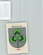 Berikon Vignette Wappen Kaffee Hag 1920-1940 Kleeblatt