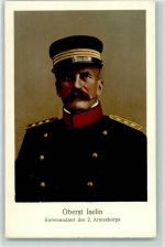 Oberst Iselin Kommandant des 2 Armeekorps