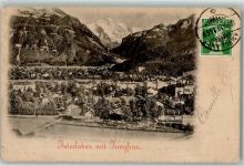 Interlaken 1910 Jungfrau