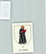 St-Imier Vignette Wappen Kaffee Hag ca 1920-1940 Mönch