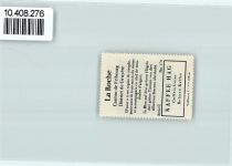 La Roche FR Vignette Wappen Kaffee Hag ca 1920-1940 Tanenbaum