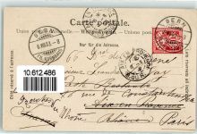 Bern 1903 Berner Senn und Berner Trachtenmädchen