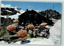 Susten Gasthaus Terrasse Winter