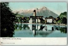 Unterseen 1905 Kirche Niesen