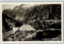 Grimsel Baustelle Staumauern