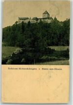 8260 Stein am Rhein 1912 Gebrauchsspuren Schloss Hohenklingen