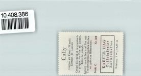 Cully Vignette Wappen Kaffee Hag ca 1920-1940 Traube