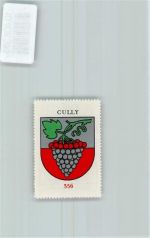 Cully Vignette Wappen Kaffee Hag ca 1920-1940 Traube