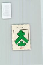 6147 Altbüron - Vignette Wappen Kaffee Hag 1920-1940
