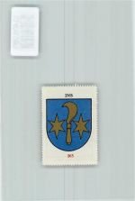 Ins Vignette Wappen Kaffee Hag ca 1920-1940 Rebenmesser Sterne