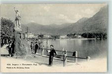 Lugano 1907 Monumento Gugl Tell