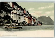 Gandria Ruderboot auf dem Lago di Lugano