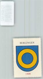 8267 Berlingen - Vignette Wappen Kaffee Hag ca 1920-1940