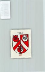 Trey Vignette Wappen Kaffee Hag ca 1920-1940 Jakobsmuscheln