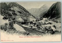 6484 Wassen UR - Mittlere Mayenreussbrücke Kirchlein