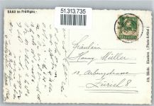 7247 Saas im Prättigau - Blick zur Kirche