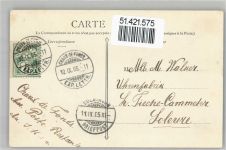 2300 La Chaux-de-Fonds 1905 - Straßenbahn Rue Leopold Robert