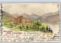 Burst Beatenberg 1903 Hotel Pension z. Post