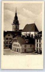 Zofingen Kirche von der Chorseite