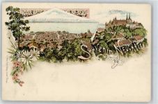 Neuchâtel Künstlerkarte, Gesamtansicht