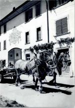 8213 Neunkirch - Bauernhof, Kutsche