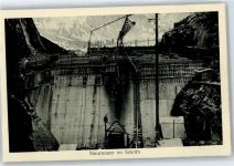 8857 Vorderthal - Kraftwerk , Staumauer , Wäggital