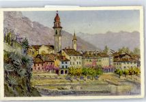 Ascona Künstlerkarte (Zuppinger), Teilansicht