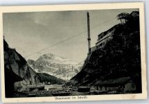 8857 Vorderthal - Kraftwerk Wäggital , Staumauer Schräh