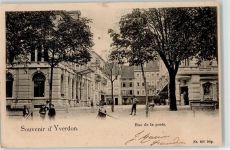 Yverdon-les-Bains 1903 Rue de la poste Straße