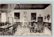 1920 Inneneinrichtung - Chateau de Valangin - Grande Salle