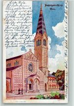3000 Bern Berne 1901 Künstlerkarte Dreifaltigkeitskirche