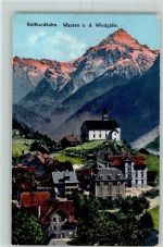 6484 Wassen UR 1907 - Kirche Windgälle