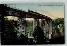 Fribourg 1914 Viaduc Grandfey