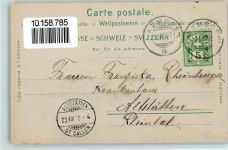 Schaffhausen 1902 Frau in Tracht