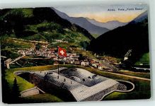6780 Airolo - Forte Fondo Bosco Wappen Feldpost Militärsache