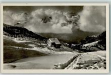 Brisenhaus Winter Hüttenstempel