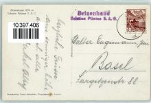 Brisenhaus Winter Hüttenstempel