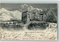Caux Les Rochers de Naye en hiver Winter