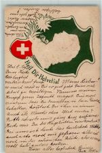 Hittnau 1915 Wappen Fahne