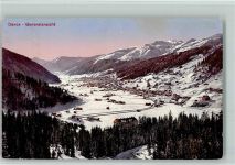 Davos Dorf Gesamtansicht Winteraufnahme