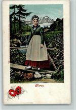 1900 Guggenheim Nr. 801 Wappen , Glarus AK