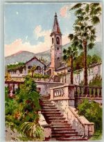 6600 Locarno Künstlerkarte Chiesa nuova sign. W Eggimann