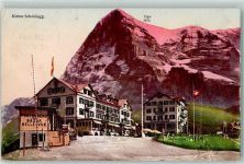 Kleine Scheidegg 1911 Morgenrot Eiger Wappen