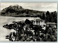 Weggis Hotel Albana Ausblick auf See und Mt. Pilatus