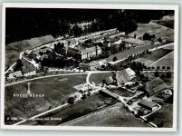 Bellelay Hotel Bären Flugaufnahme