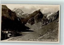 Seealpsee 1925 Blick auf Säntis Altmann