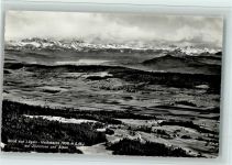 Regensberg Blick von Lägern-Hochwacht auf Zürichsee und Alpen