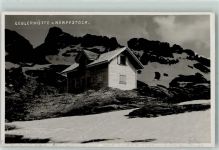 Leglerhütte 1913 Karpfstock Hüttenstempel Beschreibung aufgeklebt