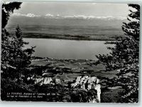 Rochefort Rochers de Tablette Le Lac de Neuchâtel et les Alpes
