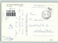 Oberägeri Mit dem Flugzeug über Oberägeri Feldpost